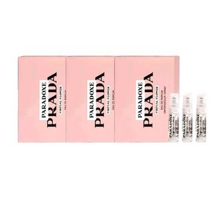 PRADA Paradoxe Virtual Flower Samples x 3 - .04 fl oz ea. NEW ON CARD